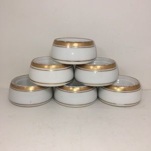 Set of Six JHR Bavaria Open Salt Cellars